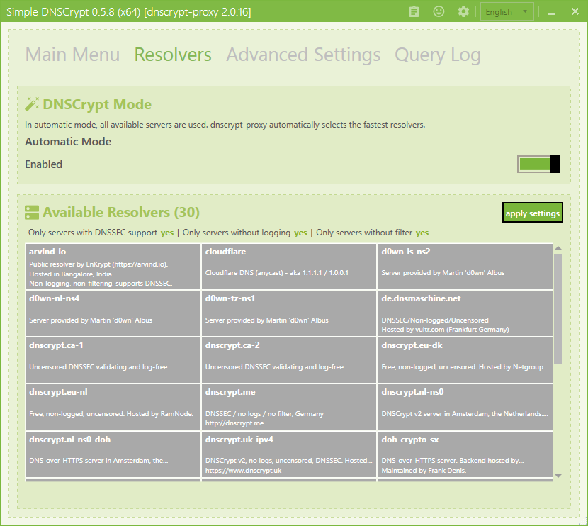 simplednscrypt-resolvers